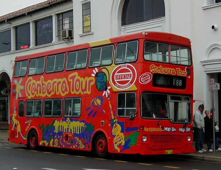 City Sightseeing Canberra Tour Metrobus MO168